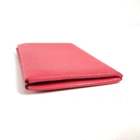 HERMES Calvi Pass Case Card Case Card Case Chevre pink - Picture 5 of 11